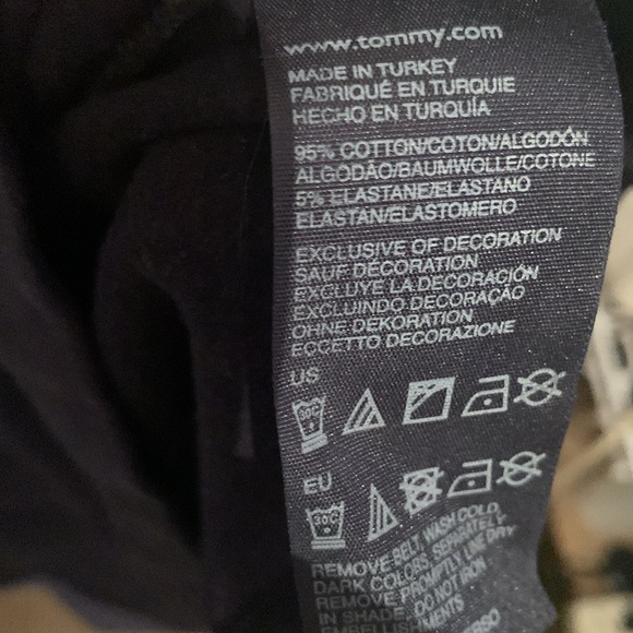 Absolutely Fabulous Tommy Hilfiger Quarter Button Up Dress Hoodie SZ 16 or XL - Picture 7 of 7